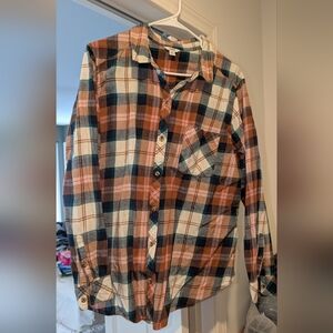 Women's Sonoma Plaid Button Down Shirt